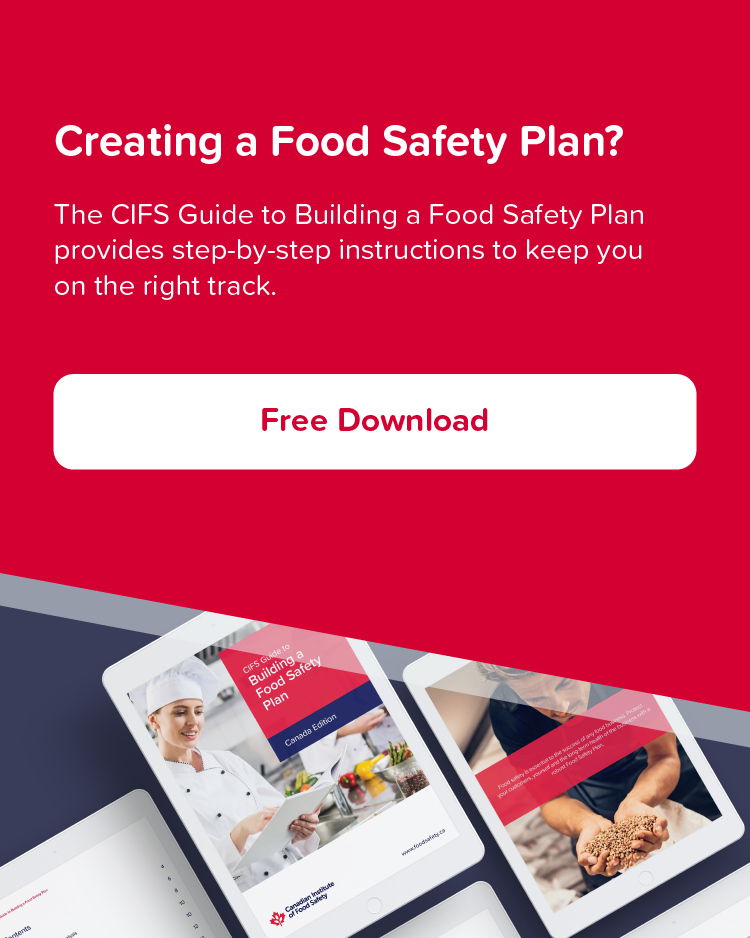 building a food safety plan